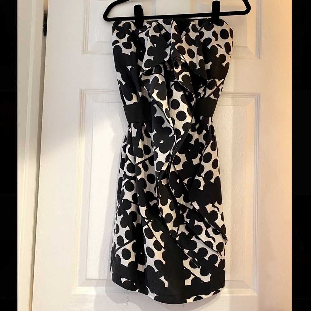 Reiss knee height strapless dress